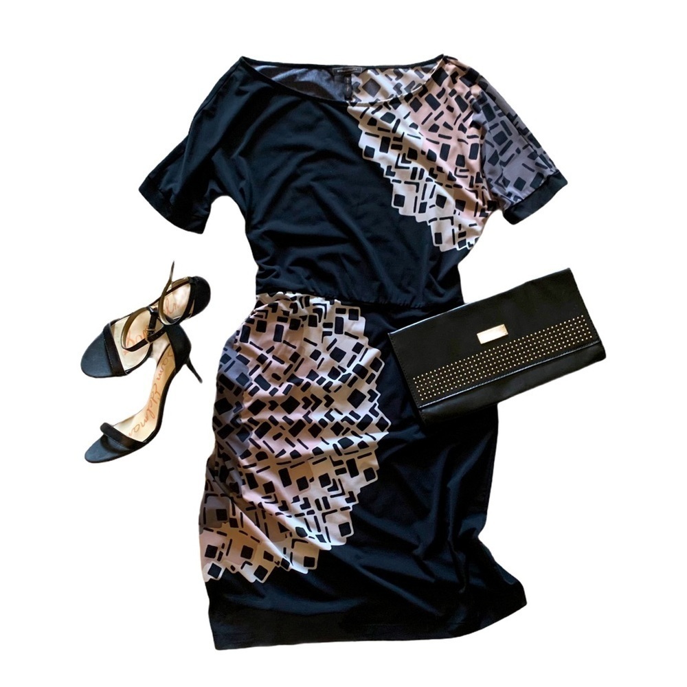 BCBG Max Azria Dress Kaleidoscope Geometric M